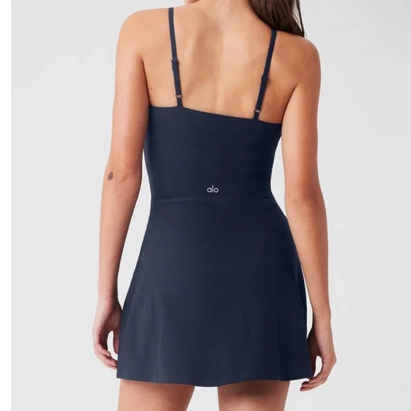 Alo courtside tennis dress in Navy size Medium - Picture 2 of 6
